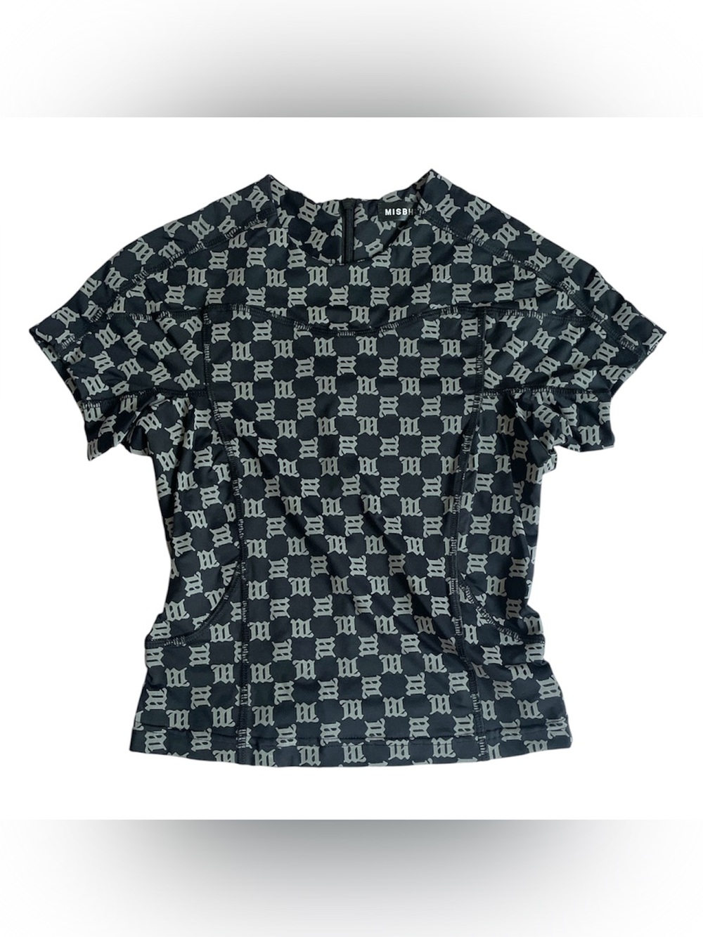MISBHV reflective monogram top